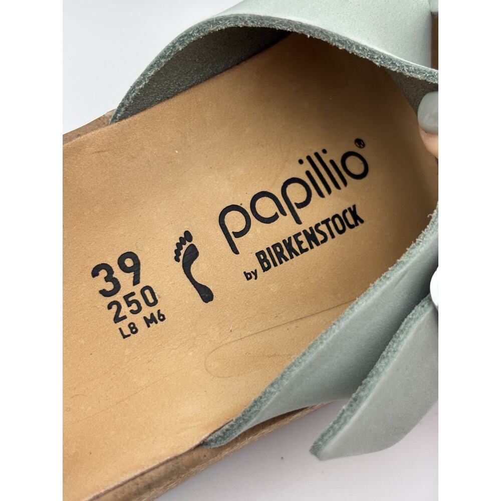 Papillio by Birkenstock Almina Platform Two Strap Sandal Blue Size 39 Narrow / 8 - Picture 8 of 14
